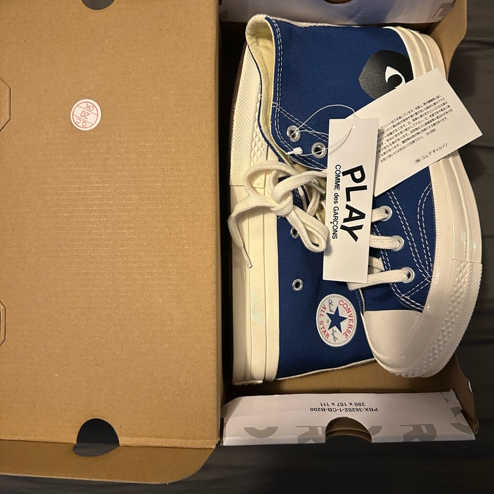 Converse Blue and White Sneakers
